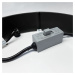 Solight LED mini panel CCT, přisazený, 24W, 1800lm, 3000K, 4000K, 6000K, čtvercový, černá barva 