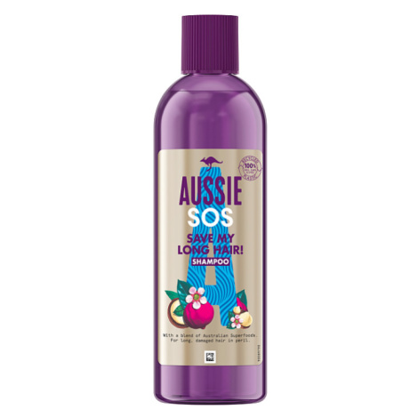 Aussie SOS Save My Lengths! Šampon Pro Poškozené Vlasy V Ohrožení 290ml