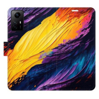 iSaprio flip pouzdro Fire Paint pro Xiaomi Redmi Note 12S