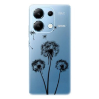 iSaprio Three Dandelions - black - Xiaomi Redmi Note 13