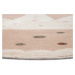 Hanse Home Collection koberce Dětský koberec Adventures 105971 Cream Beige kruh - 100x100 (průmě