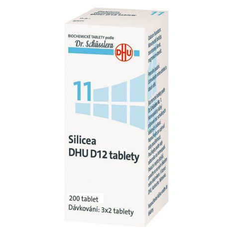 Silicea DHU D6(D12) 200 neobalených tablet