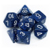 Sada kostek Chessex Speckled Polyhedral 7-Die Set - Stealth