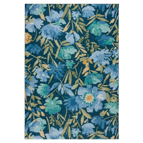 Modrý pratelný koberec 290x200 cm FOLD Alyssa - Flair Rugs