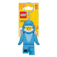 Lego led iconic klíčenka žralok svítící 7cm