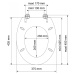 Eisl Wc sedátko White MDF se zpomalovacím mechanismem SOFT-CLOSE 80101White