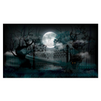 Ilustrace Halloween grave background, Alexey Yaremenko, 40x22.5 cm
