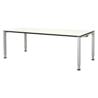 mauser Elegantní výškově nastavitelný stůl, v x š x h 650 - 850 x 2000 x 900 mm, deska s plným j