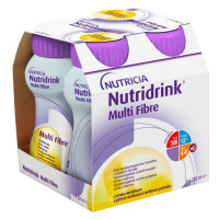 NUTRIDRINK Multifibre s příchutí vanilkovou 4 x 200 ml