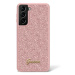 Guess GUHCS23SHGGSHP hard silikonové pouzdro Samsung Galaxy S23 5G pink Glitter Script