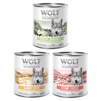 Wolf of Wilderness Adult 6 x 800 g - Se spoustou čerstvé drůbeže - míchané balení: 2x Stony Cree