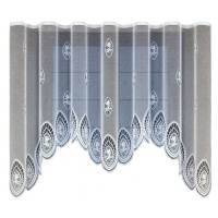Dekorační žakárová záclona s řasící páskou VANESA 160 bílá 300x160 cm MyBestHome