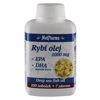 Medpharma Rybí olej 1000 mg + EPA + DHA 107 tobolek