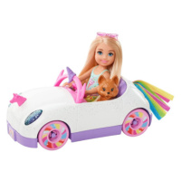 Barbie Chelsea a kabriolet s nálepkami GXT41