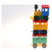 Stavebnice LORI 7 vlak + 2 vagónky plast v sáčku 9x26x5cm - LEGO® The Simpsons™