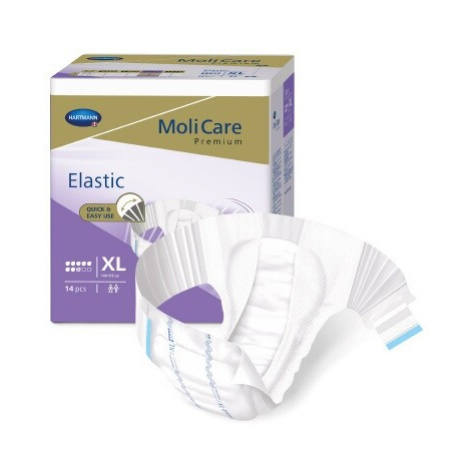 KALHOTKY ZALEPOVACÍ MOLICARE ELASTIC 8 KAPEK XL BOKY 140-175CM,3591ML,14KS