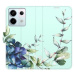 iSaprio flip pouzdro Blue Flowers pro Xiaomi Redmi Note 13 Pro+ 5G