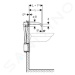 Geberit 116.266.21.1 - Elektronická umyvadlová baterie pod omítku, se směšovačem, délka 17 cm, n