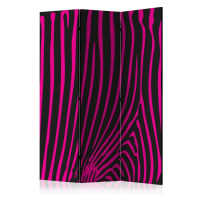 Paraván Zebra pattern (violet) Dekorhome 225x172 cm (5-dílný)
