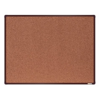 boardOK Korková tabule s hliníkovým rámem 120 × 90 cm, hnědý rám