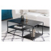 LuxD Designový konferenční stolek Damaris II 100 cm černý