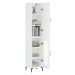 vidaXL Skříň highboard bílá 34,5 x 34 x 180 cm kompozitní dřevo