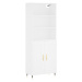 vidaXL Skříň highboard bílá 69,5 x 34 x 180 cm kompozitní dřevo