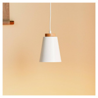 EMIBIG LIGHTING Závěsné světlo Bolero 1, jeden zdroj, bílá