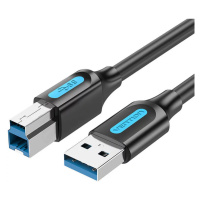 Kabel Vention USB 3.0 A to B cable COOBF 1m Black PVC