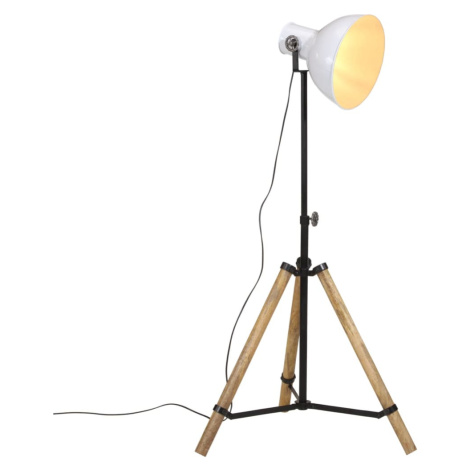 vidaXL Stojací lampa 25 W bílá 75 x 75 x 90–150 cm E27
