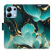 iSaprio flip pouzdro Blue Flowers 02 pro Xiaomi Redmi Note 13