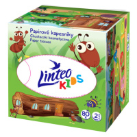 LINTEO Kids Papírové kapesníky 2-vrstvé BOX 80 ks