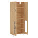 vidaXL Skříň highboard dub sonoma 69,5 x 34 x 180 cm kompozitní dřevo