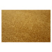 Lano - koberce a trávy Neušpinitelný kusový koberec Nano Smart 371 žlutý - 200x200 cm