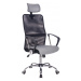 MERCURY kancelářská židle PREZMA BLACK GREY černá/ šedá