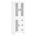 vidaXL Skříň highboard bílá 69,5 x 34 x 180 cm kompozitní dřevo