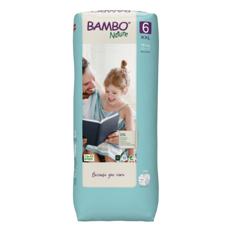 Bambo Nature 6 dětské plenky 16+ kg 40 ks Abena