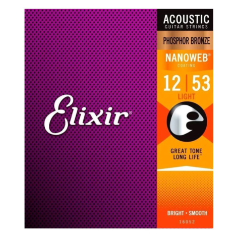 Elixir Acoustic Phosphor Bronze with NANOWEB .012 - .053