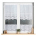 Dekorační metrážová vitrážová záclona EMA bílá výška 80 cm MyBestHome Cena záclony je uvedena za