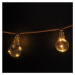 SOLIGHT 1V242 LED dekorativní žárovky na přírodním provazu, 10x žárovka, 30LED, 180cm, časovač 3