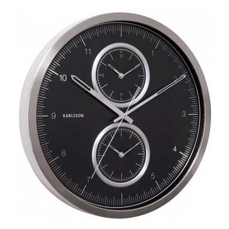 Designové nástěnné hodiny KA5508BK Karlssson 50cm FOR LIVING