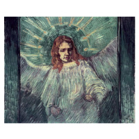 Obrazová reprodukce Head of an Angel, after Rembrandt, 1889, Vincent van Gogh, 40 × 32.8 cm