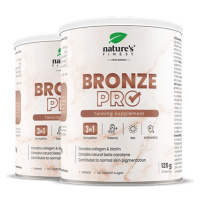 Bronze Pro 1+1 | Přírodní nápoj pro zesílení opálení | Obsahuje měď, kolagen a vitamíny | Bez ka