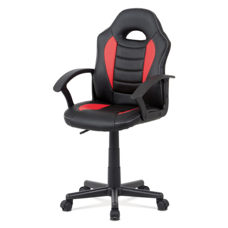 Dětská kancelářská židle GALLINAGO, červená/černá Autronic