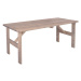ROJAPLAST Zahradní stůl VIKING dřevěný šedý - 150 cm