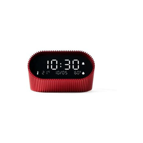 Lexon Ray Clock Sanguine Red