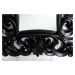 LuxD Designové nástěnné zrcadlo Kathleen 75 cm černé