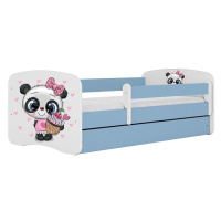 Dětská postel Babydreams+SZ+M modrá 70x140 Panda