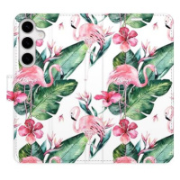 iSaprio flip pouzdro Flamingos Pattern pro Samsung Galaxy S24+