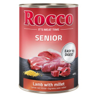 Rocco Senior 6 x 400 g - 15 % sleva - jehněčí & jáhly